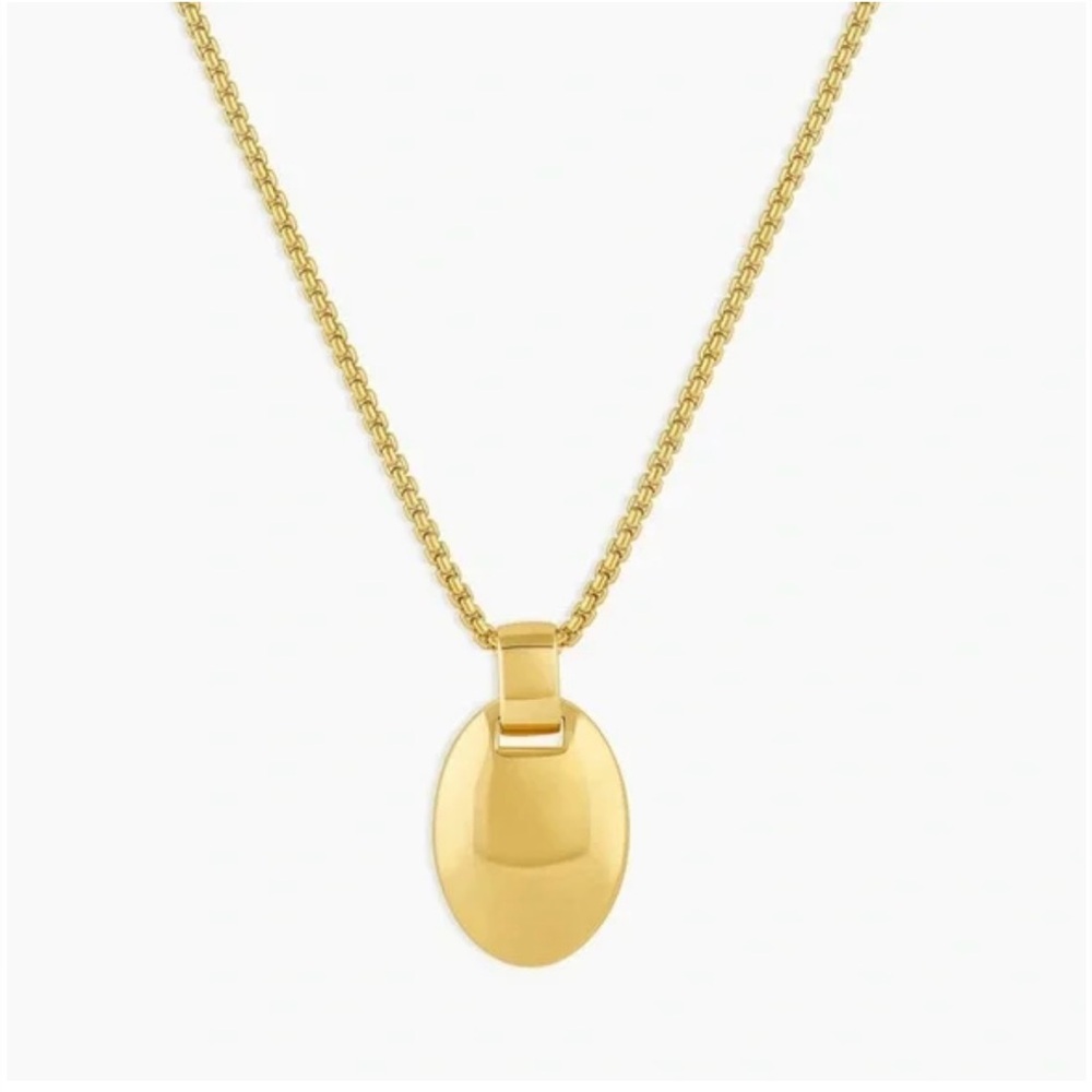 Gorjana Lou Tag Pendant Necklace